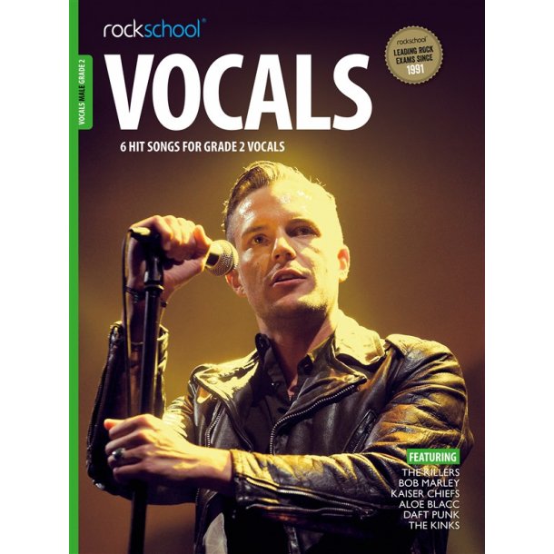 Rockschool: Vocals Grade 2 - Male (Book/Audio Download) 2014-2017 Syllabus