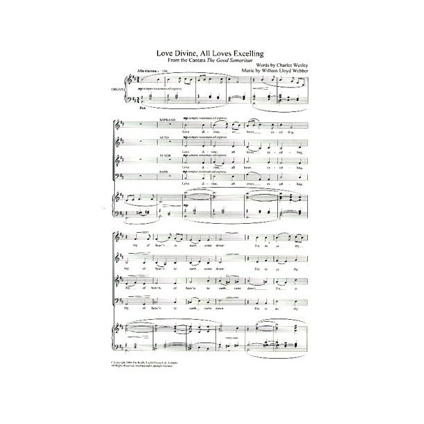 W.S. Lloyd Webber: Love Divine, All Loves Excelling