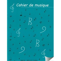 Cahier De Musique &Agrave; 12 Port&eacute;es - Grand Format