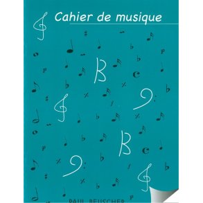 Cahier De Musique À 12 Portées - Grand Format