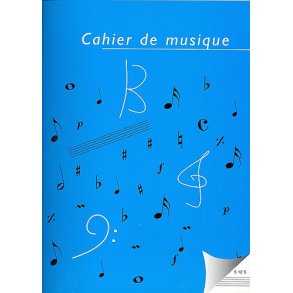 Cahier De Musique Beuscher: 12 Portes - 96 Pages (Reliure Spirale)
