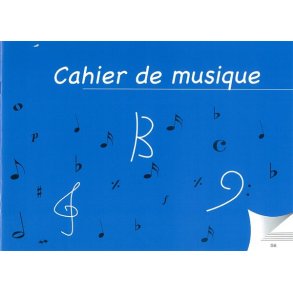 Cahier De Musique À 6 Portées (Double Page)