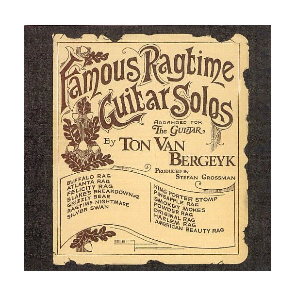 Ton Van Bergeyk: Famous Ragtime Guitar Solos (CD)