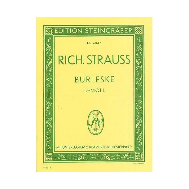 Richard Strauss: Burleske In D Minor (2 Pianos)