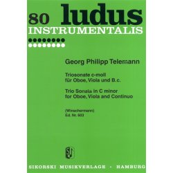 Georg Philipp Telemann: Trio Sonata in C minor for Oboe, Viola and Continuo
