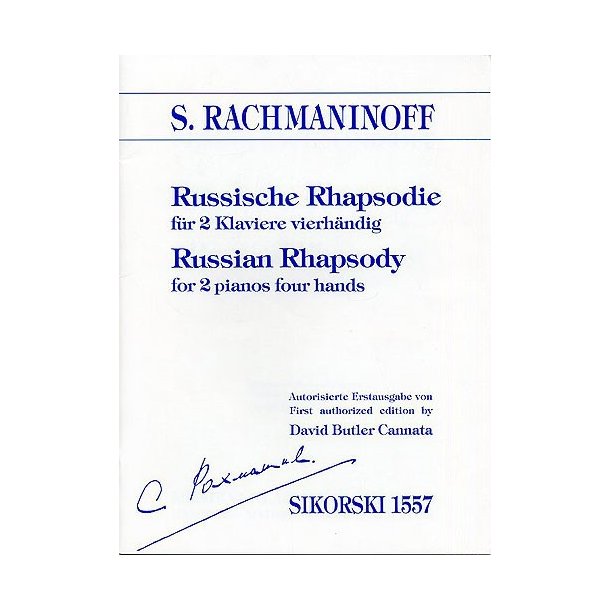 Sergei Rachmaninov: Russian Rhapsody (Two Pianos Four Hands)