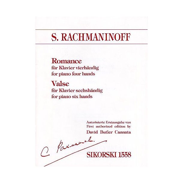 Sergei Rachmaninov: Romance / Valse