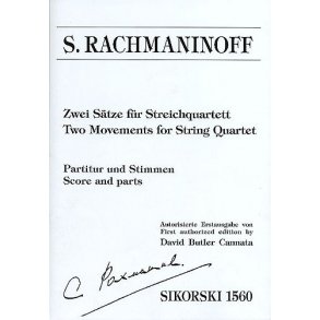 Sergei Rachmaninov: Two Movements For String Quartet