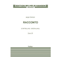 J&oslash;rgen Bentzon: Racconto, Op. 25 (Score)