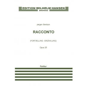 Jørgen Bentzon: Racconto, Op. 25 (Score)