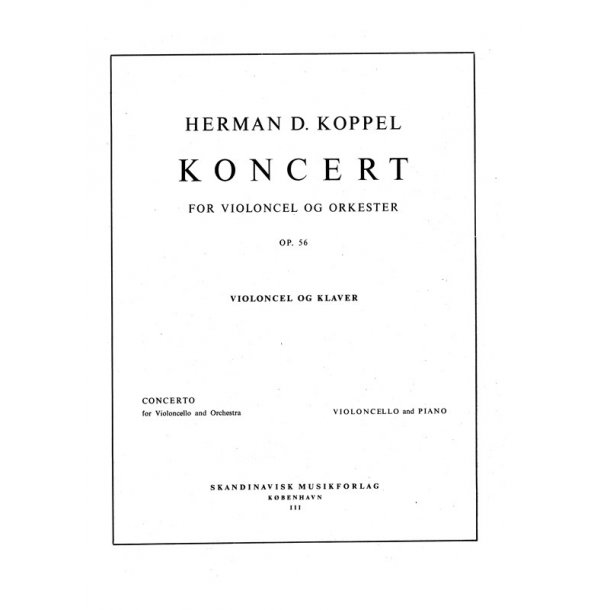 KONCERT OP.56, VCL/ORK