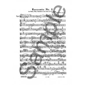 Jørgen Bentzon: Racconto Nr. 5, Op. 46 (Parts)