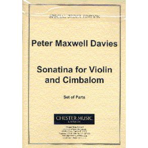 Peter Maxwell Davies: Sonatina For Violin And Cimbalom (Parts)