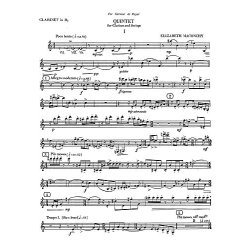 Elizabeth Maconchy: Clarinet Quintet (1963) Parts Only