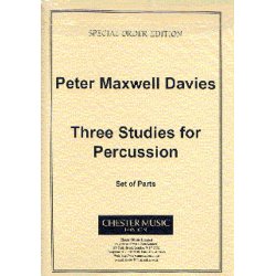 Peter Maxwell Davies: Three Studies For Percussion Parts