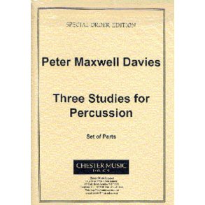 Peter Maxwell Davies: Three Studies For Percussion Parts