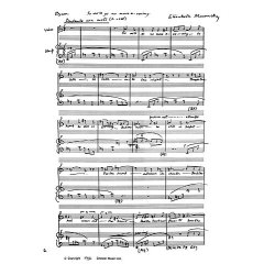 Elizabeth Maconchy: Three Songs (1974) Tenor/Harp