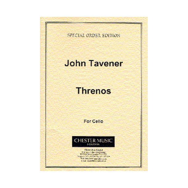 John Tavener: Thrinos