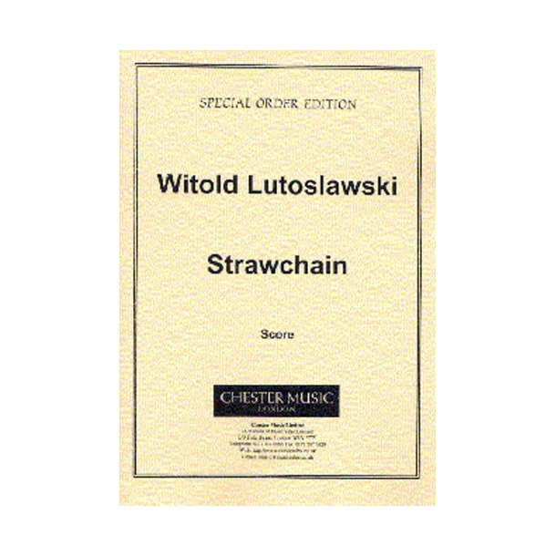 Witold Lutoslawski: Strawchain