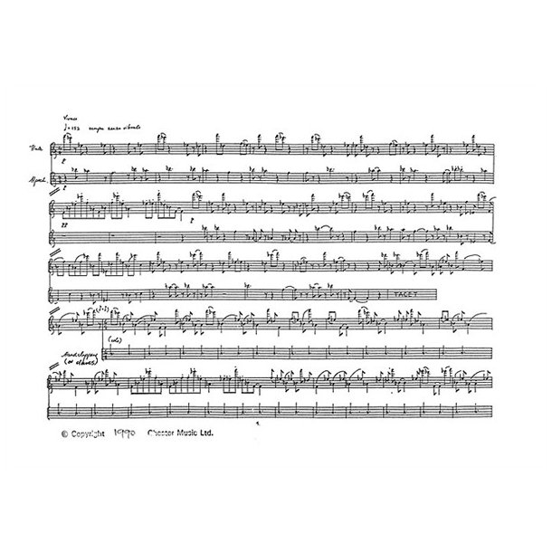 Kevin Volans: Walking Song (Performance Score)