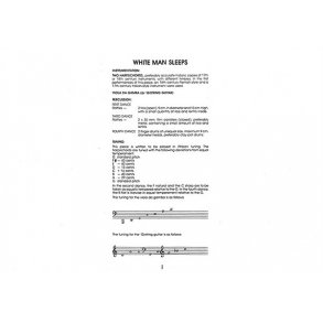 Kevin Volans: White Man Sleeps (Score)