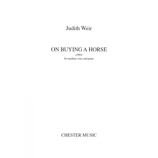 Weir On Buying A Horse Med Vce/Pf Bk