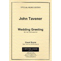 John Tavener: Wedding Greeting Vocal Score