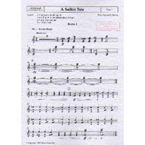 Peter Maxwell Davies: A Selkie Tale Glockenspiel And Chime Bars Part