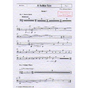 Peter Maxwell Davies: A Selkie Tale Bass Part