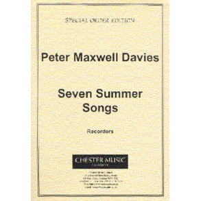 Peter Maxwell Davies: Seven Summer Songs Recorder Part