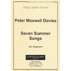 Peter Maxwell Davies: Seven Summer Songs Alto Xylophone Part