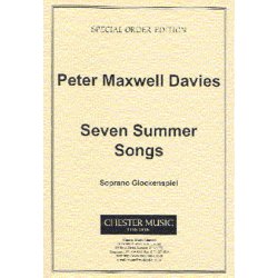 Peter Maxwell Davies: Seven Summer Songs Soprano Glockenspiel Part