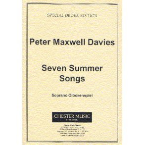 Peter Maxwell Davies: Seven Summer Songs Soprano Glockenspiel Part