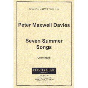 Peter Maxwell Davies: Seven Summer Songs Chime Bars Part