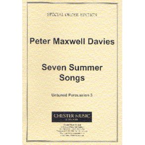 Peter Maxwell Davies: Seven Summer Songs Untuned Percussion Part 3