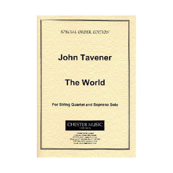 John Tavener: The World Set Of Parts