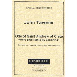 John Tavener: Ode Of Saint Andrew Of Crete