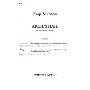Kaija Saariaho: Ariel's Hail (Flute/Harp Parts)