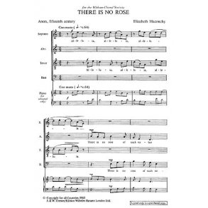 Maconchy: There Is No Rose SATTBB