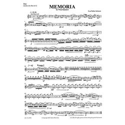 Esa-Pekka Salonen: Memoria For Wind Quintet (Parts)