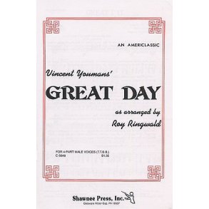 Vincent Youmans: Great Day (TTBB)