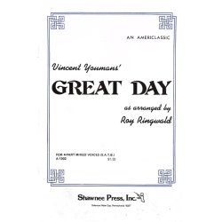 Vincent Youmans: Great Day (SATB)