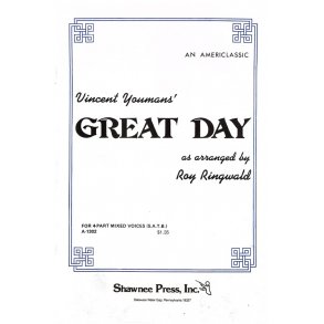 Vincent Youmans: Great Day (SATB)