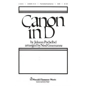 Johann Pachelbel: Canon In D (SAB)