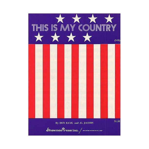 This Is My Country For Voice And Piano