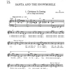 Santa And The Snowmobile (5 Pack Choral Parts)