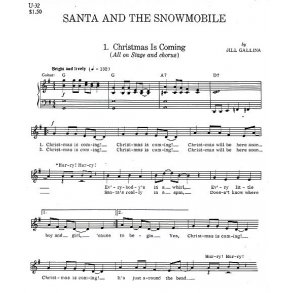 Santa And The Snowmobile (5 Pack Choral Parts)