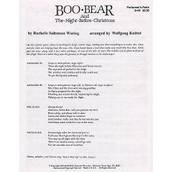 Boo Bear And The Night Before Xmas Choral Part