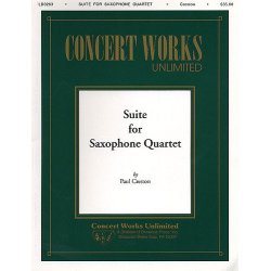 Paul Creston: Suite For Saxophone Quartet (Score And Parts)