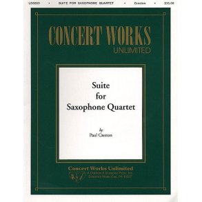Paul Creston: Suite For Saxophone Quartet (Score And Parts)
